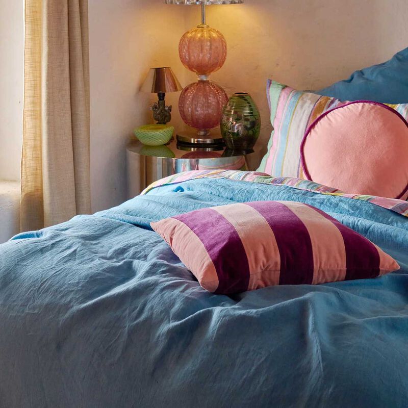 Kip&Co Plum Jam Velvet Cushion image number 1